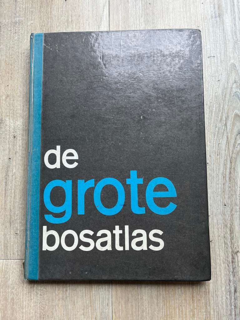 De Grote Bosatlas - Wolters-Noordhoff, Gelezen, Bosatlas, Ophalen of Verzenden, 1800 tot 2000