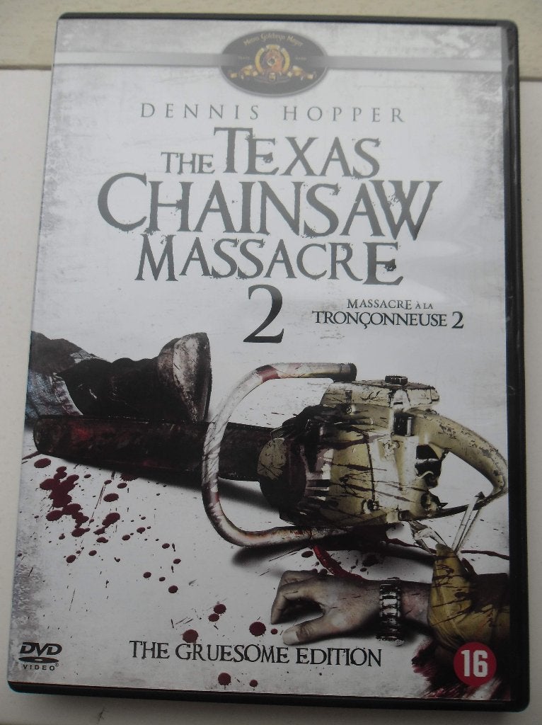 Tobe Hooper The Texas chainsaw massacre 2 NLO krasvrij, Cd's en Dvd's, Dvd's | Horror, Vanaf 16 jaar, Verzenden, Gebruikt, Slasher