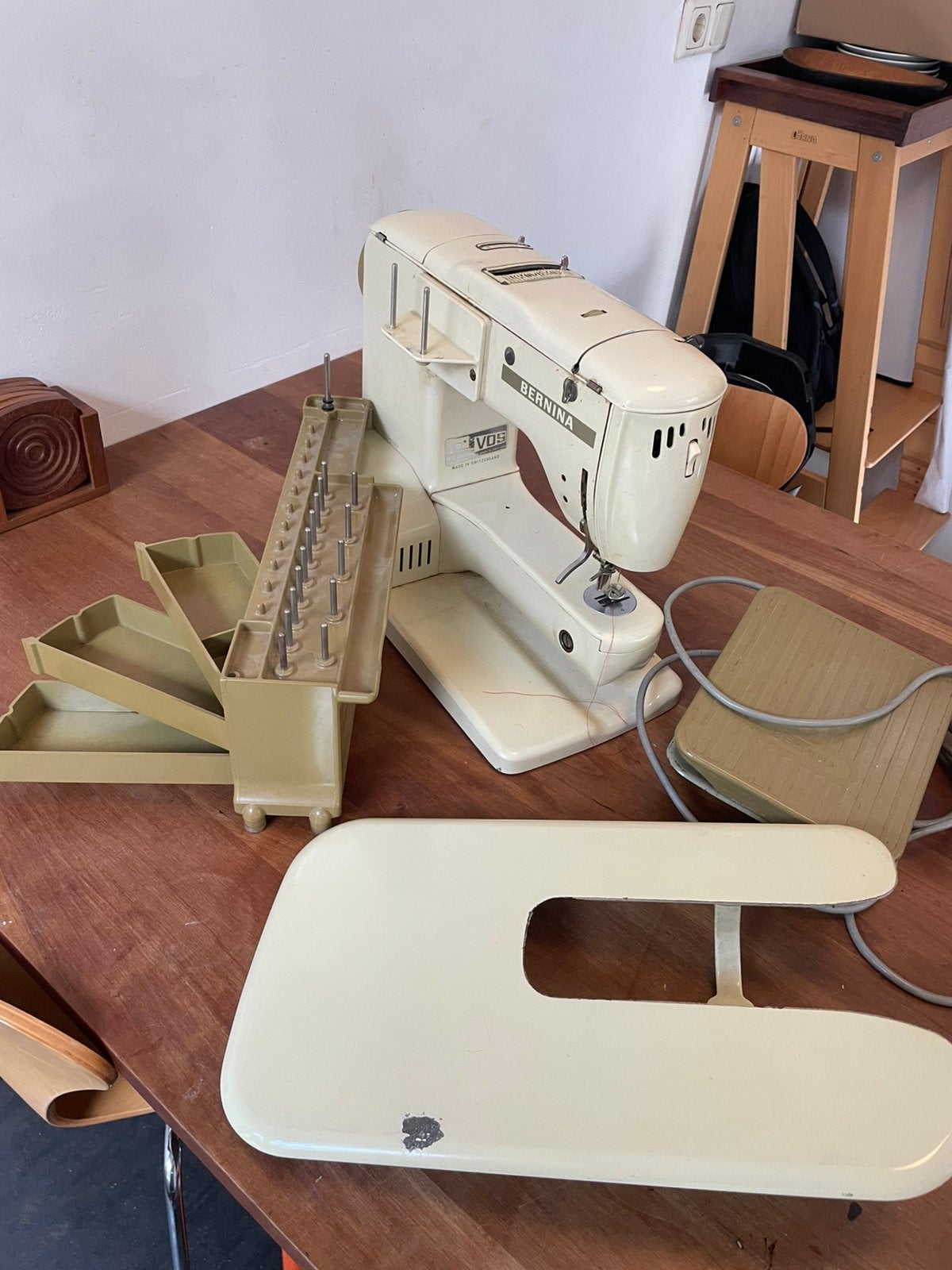 Vintage Bernina (731), zeer compleet, Ophalen, Gebruikt, Bernina, Naaimachine
