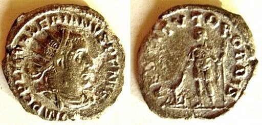 Romeinse munt Valerianus I (253-260) Sear 2895, Verzenden, Overige landen, Zilver