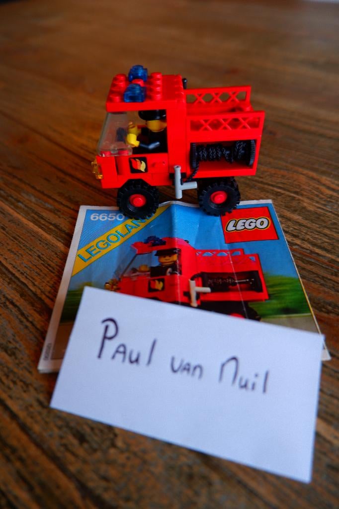 Lego 6650 fire and rescue van, Kinderen en Baby's, Speelgoed | Duplo en Lego, Compleet, Lego, Ophalen of Verzenden, Complete set