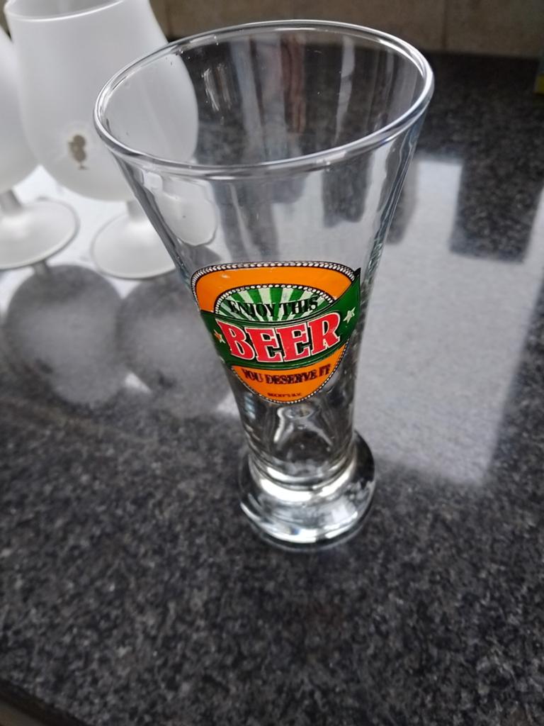Bierglas t.e.a.b., Ophalen of Verzenden, Nieuw, Bierglas
