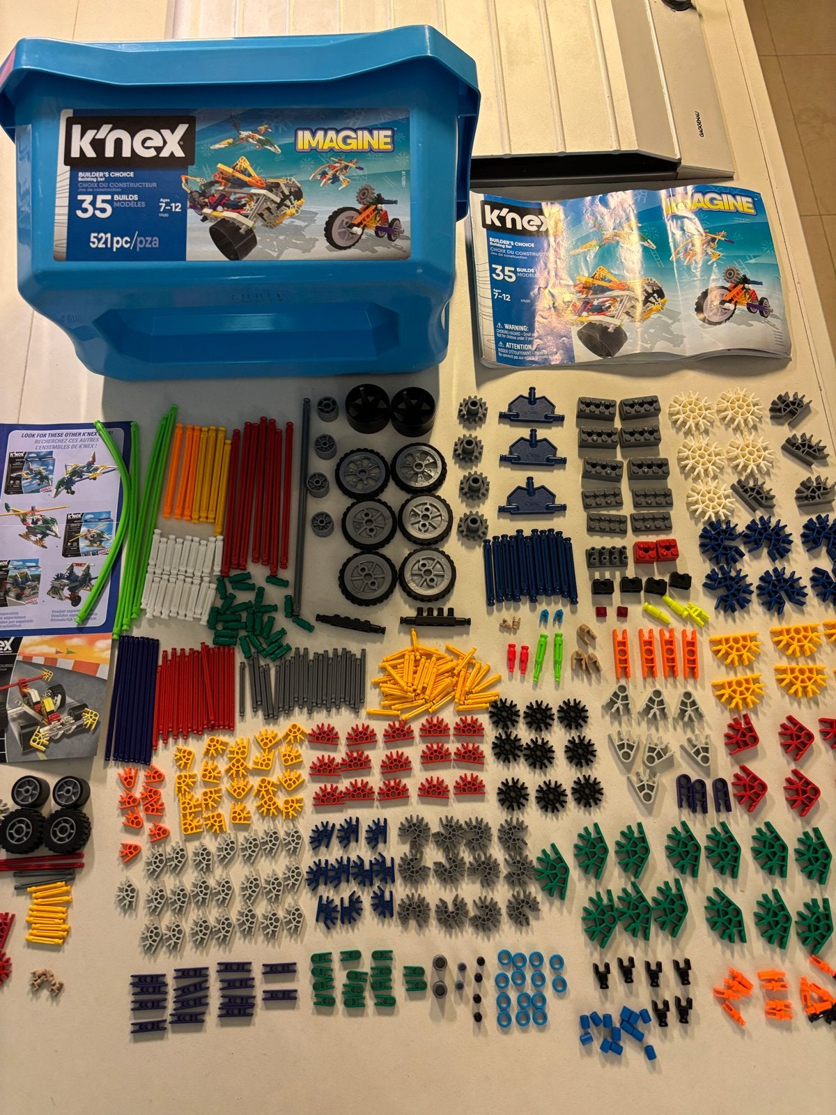 K'nex Imagine Builder's Choice Bouwset - 521 onderdelen, Ophalen of Verzenden, Zo goed als nieuw, K'nex