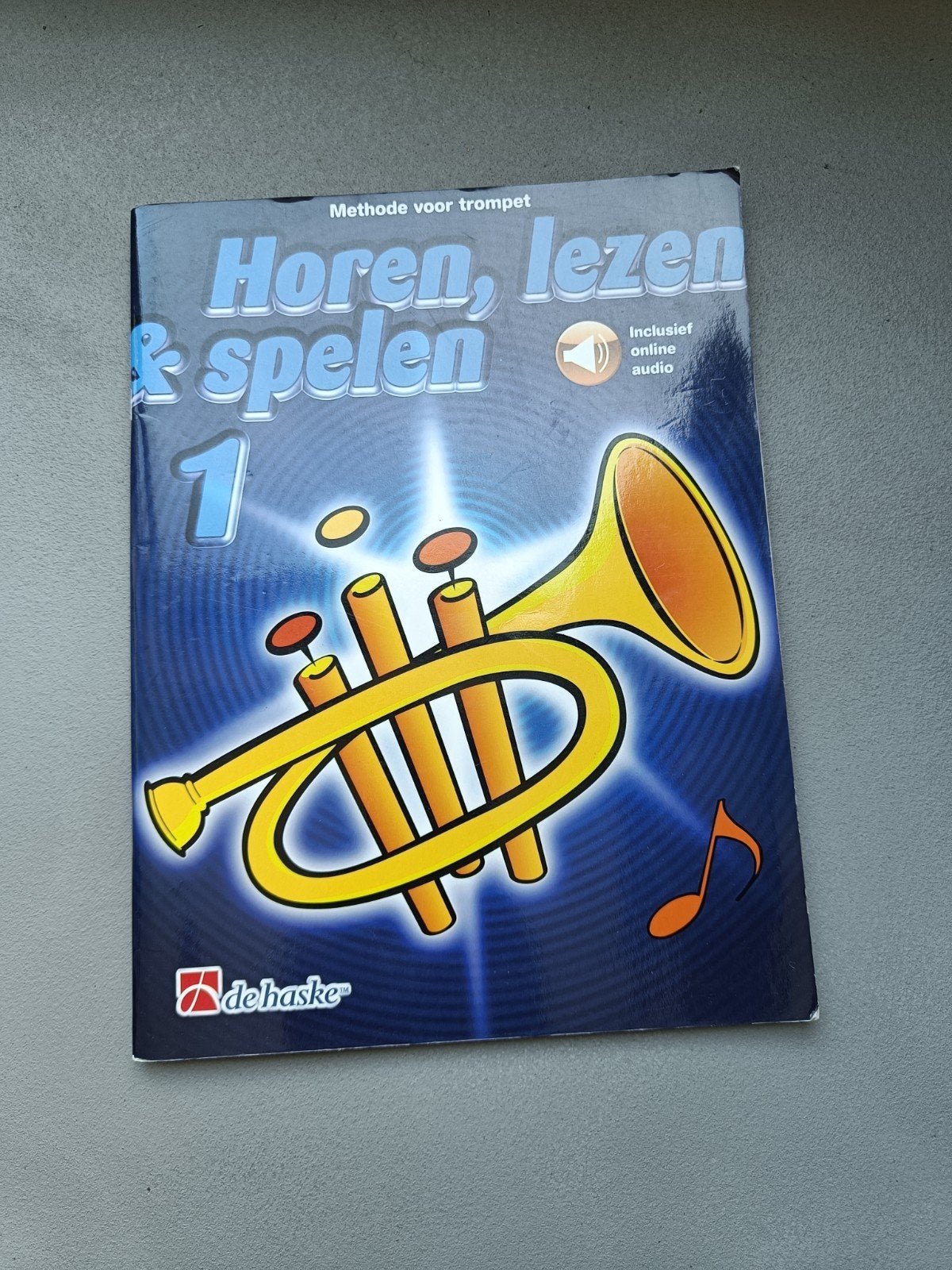 Horen, lezen & spelen 1 - Methode voor trompet, Muziek en Instrumenten, Blaasinstrumenten | Trompetten, Ophalen of Verzenden, Zo goed als nieuw