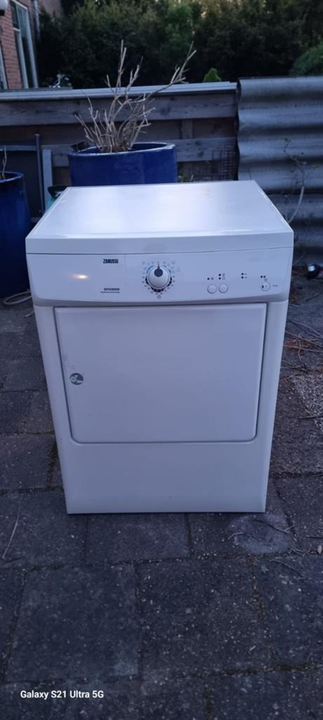 Zanussi wasdroger - Goed werkend, Ophalen of Verzenden, Gebruikt, Luchtafvoer, 85 tot 90 cm