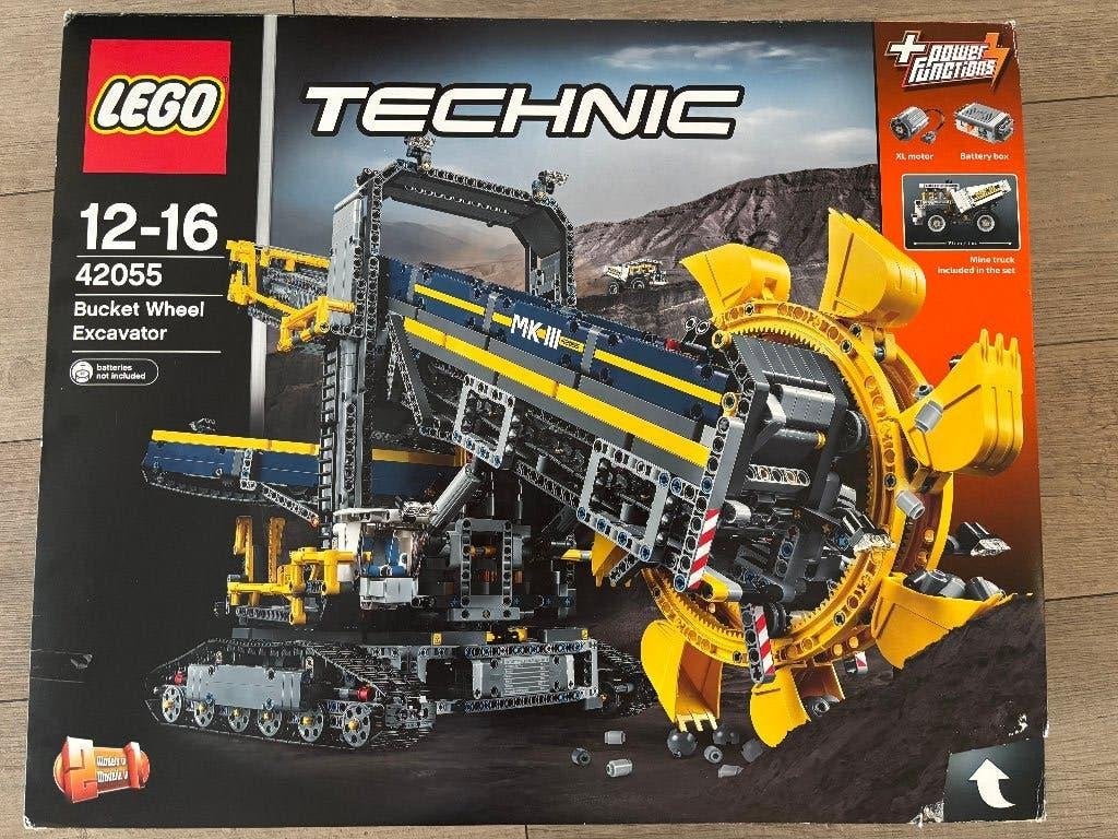 LEGO Technic 42055 Bucket Wheel Excavator compleet met doos, Kinderen en Baby's, Speelgoed | Duplo en Lego, Ophalen, Gebruikt