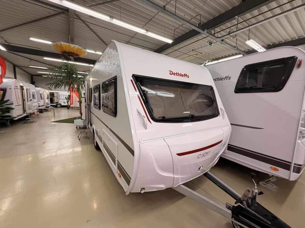 Dethleffs C'Joy Active 480 QLK +active pakket, Caravans en Kamperen, Schokbreker, Dwarsbed, Bedrijf, Dethleffs