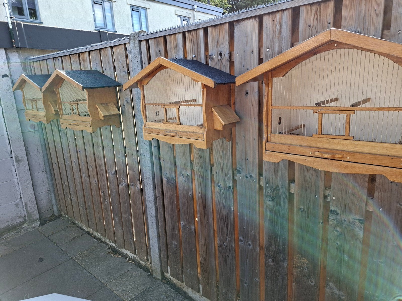 zangkooien voor veel soorten vogels, Dieren en Toebehoren, Vogels | Hokken en Kooien, Zo goed als nieuw, Vogelkooi, Hout, Ophalen