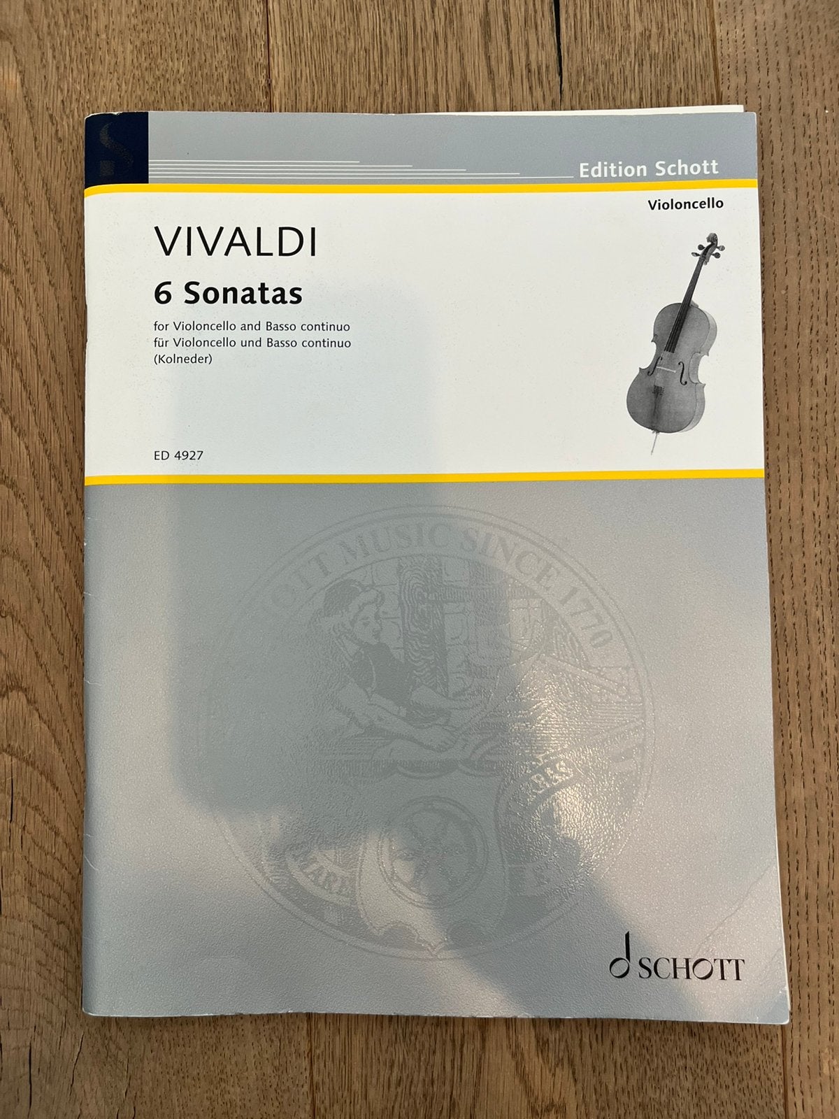 6 sonata’s voor cello en piano Vivaldi, Ophalen of Verzenden, Zo goed als nieuw, Artiest
