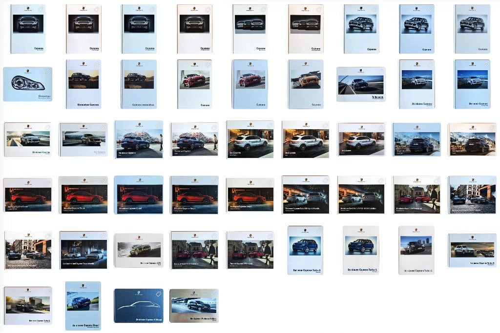 Porsche Cayenne folders / brochures, Boeken, Auto's | Folders en Tijdschriften, Gelezen, Porsche, Ophalen