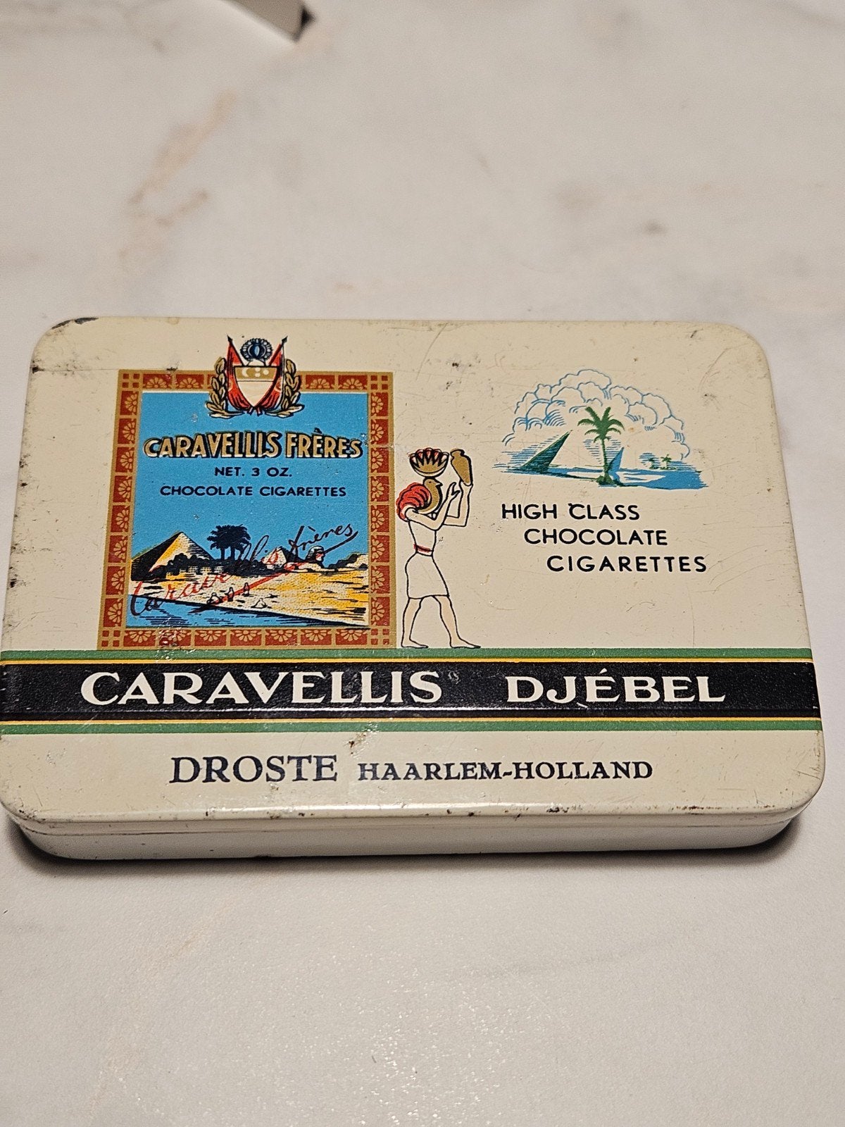 Droste blikje chocolade sigaretten, Verzamelen, Ophalen of Verzenden, Overige, Droste