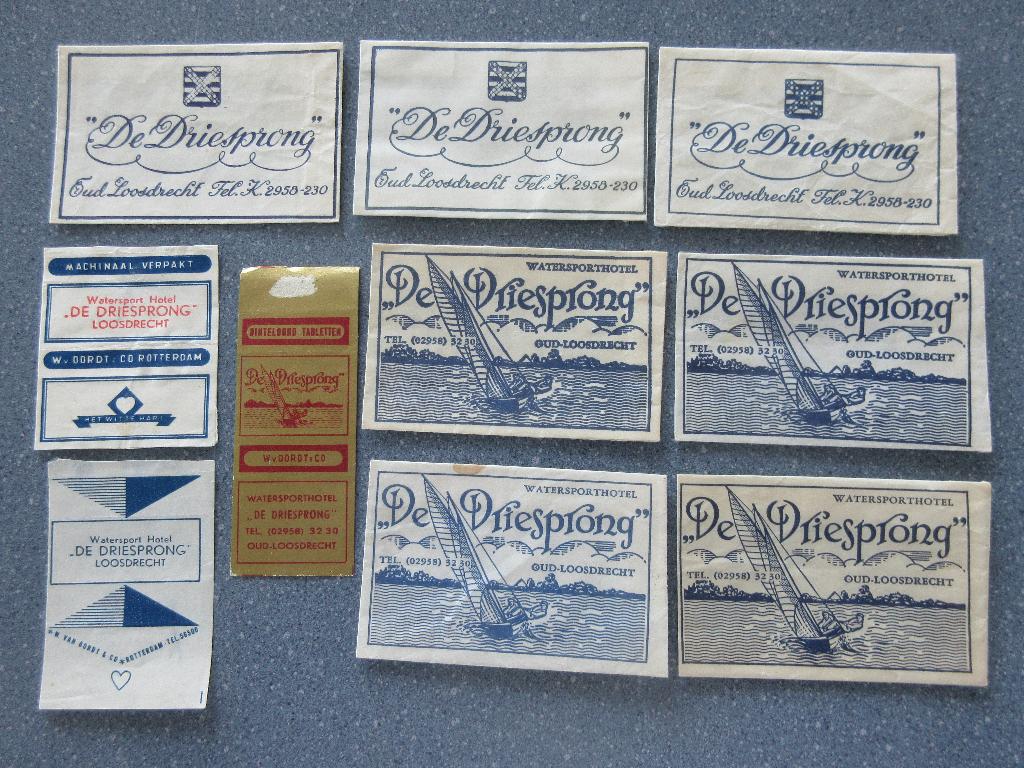 10 x Oud-Loosdrecht, watersporthotel De Driesprong, Verzenden, Nederland
