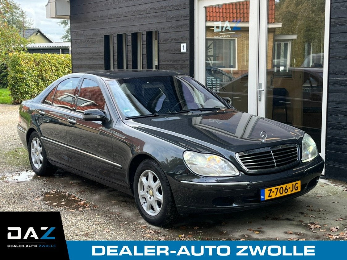 Mercedes-Benz S-Klasse 320 Aut/Ecc/Leer/Dak/Nieuwstaat!, Auto's, Achterwielaandrijving, Gebruikt, Bedrijf, Sedan