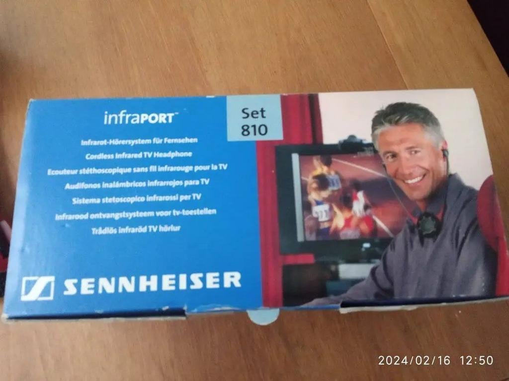 Sennheiser Infraport Set 810 Draadloze Infrarood Koptelefoon, Audio, Tv en Foto, Koptelefoons, Ophalen, Gebruikt, Sennheiser, Over oor (circumaural)