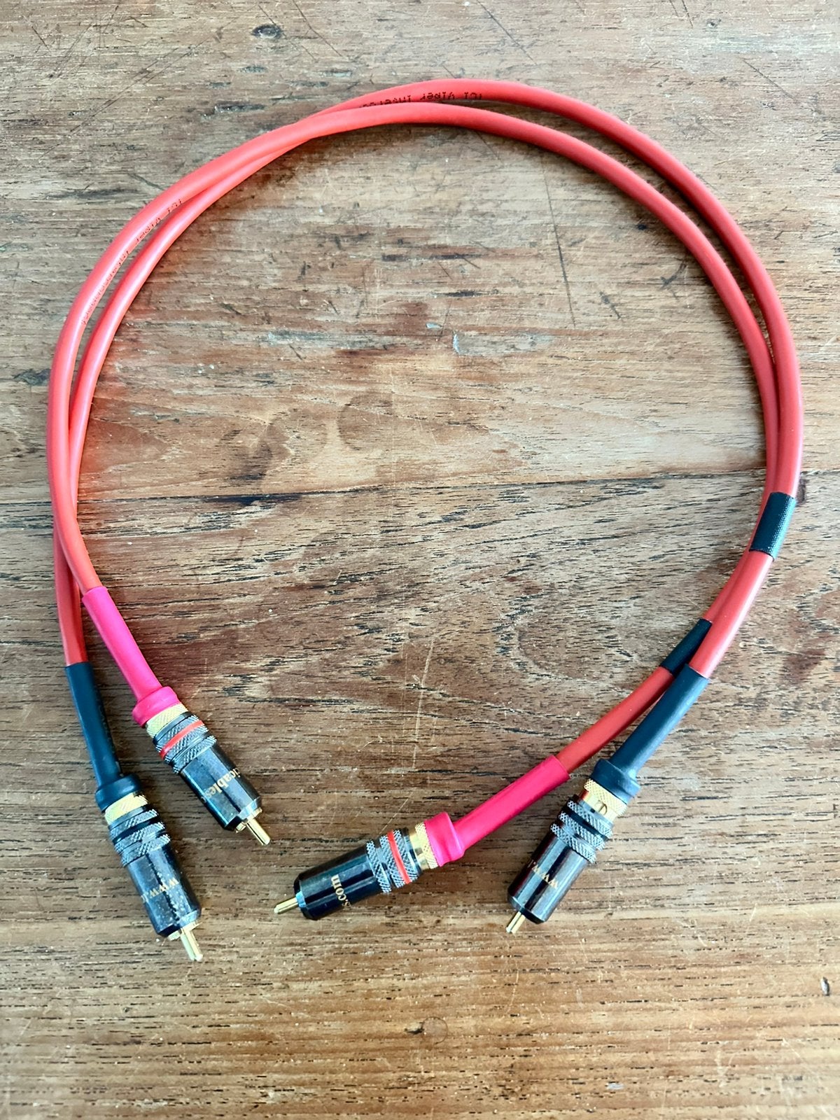 TCI Viper interconnect RCA interlink 60cm PCOFC, Audio, Tv en Foto, Audiokabels en Televisiekabels, Zo goed als nieuw, Interlink-kabel