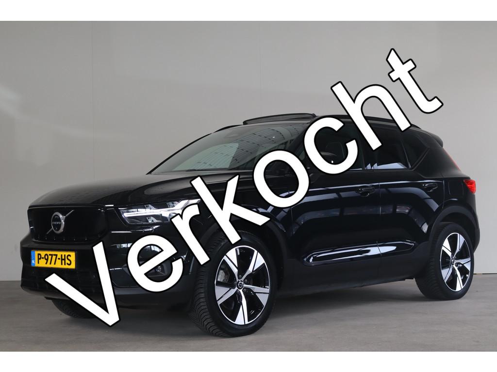 Volvo XC40 Recharge Twin Pro SOH 91% Harman Kardon I Pano I, Auto's, Volvo, Automatische klimaatregeling, 24 min, Zwart, Origineel Nederlands