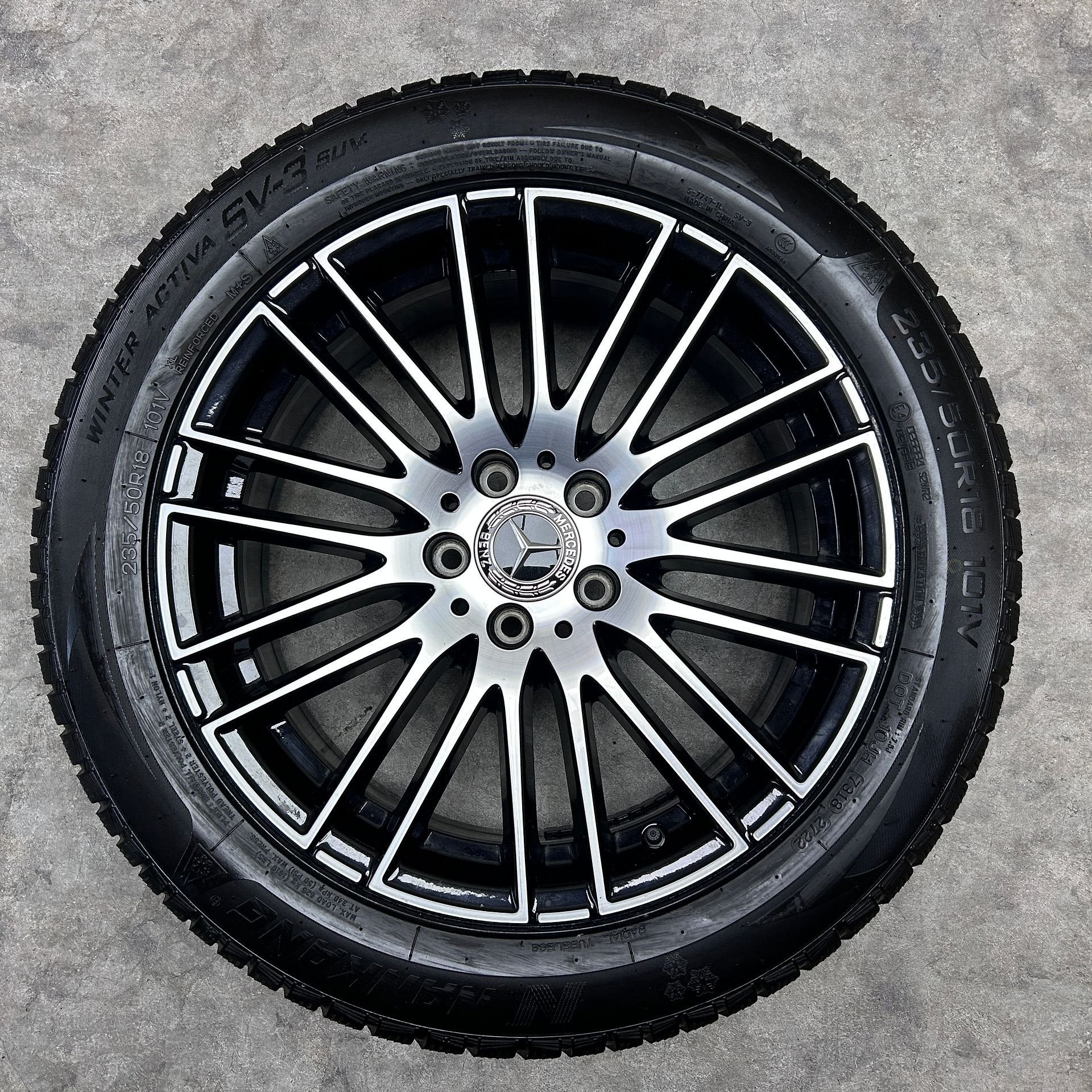 ✅ 18 inch originele velgen + winterbanden Mercedes Vito, 18 inch, Gebruikt, -, -