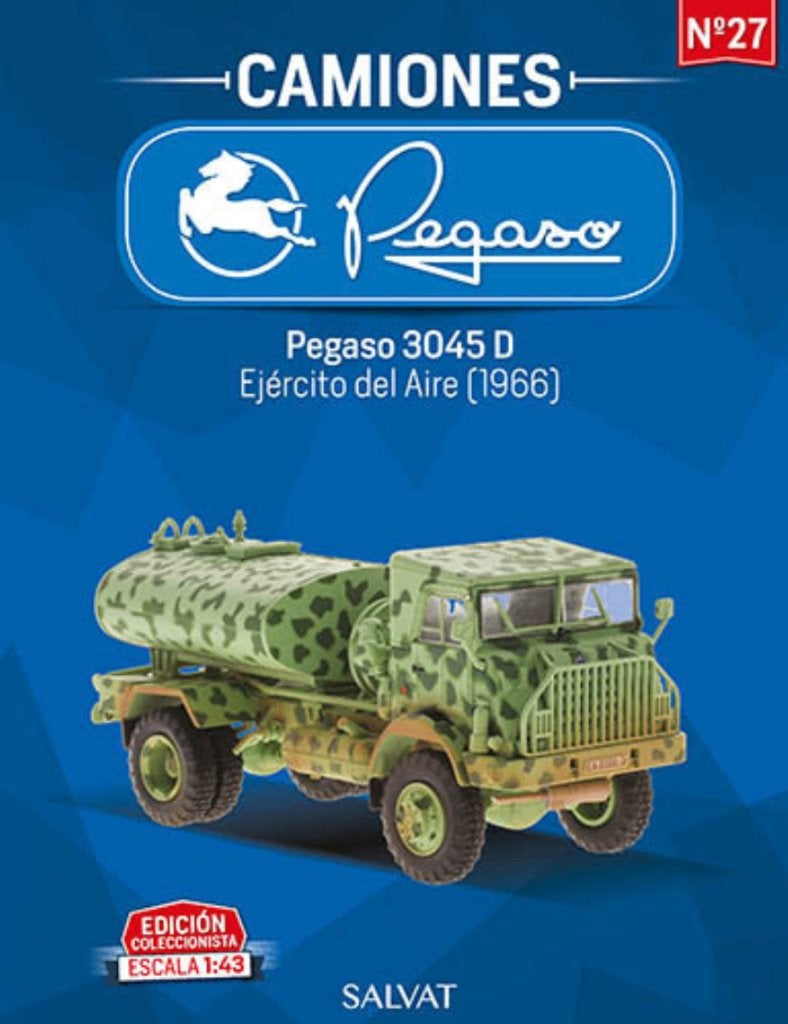 Pegaso 3045 D 1966 Militair tankwagen 1/43 IXO # 27, Verzenden, Nieuw, Bus of Vrachtwagen, Overige merken