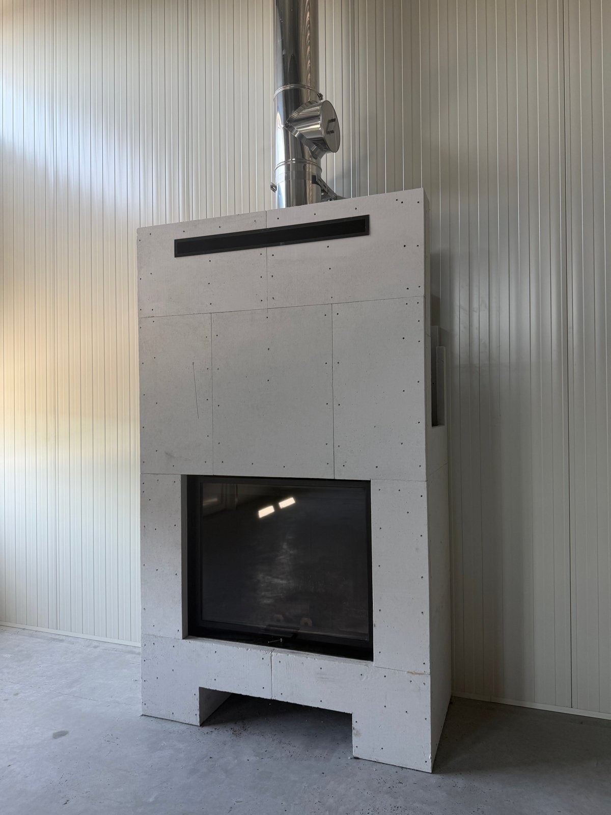 Inbouwkachel - Houthaard voor sfeervolle warmte, Huis en Inrichting, Haarden, Ophalen, Gebruikt, Inbouwhaard, Houthaard