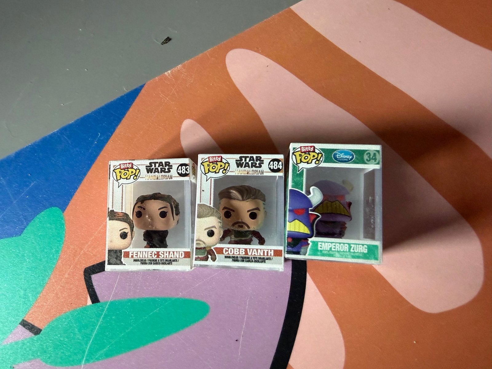 Bitty Pop! Star Wars & Disney Figuren - Fennec, Cobb, Zurg, Ophalen of Verzenden, Zo goed als nieuw