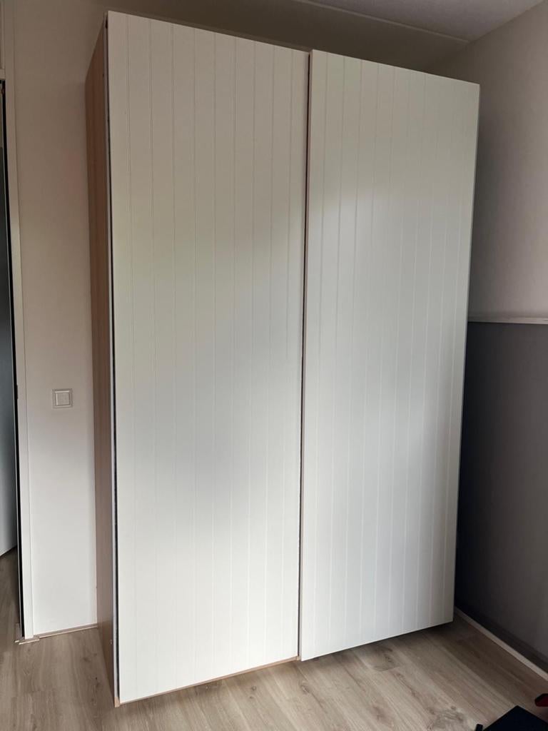 Schuifdeuren voor Pax kledingkast IKEA, Huis en Inrichting, Kasten | Kledingkasten, Ophalen, Met plank(en), 100 tot 150 cm, 200 cm of meer