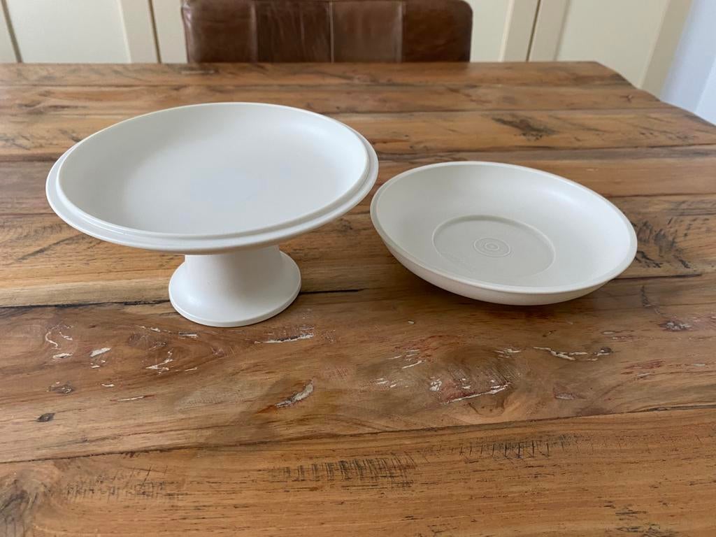 Tupperware plateau, Ophalen of Verzenden, Crème, Overige typen