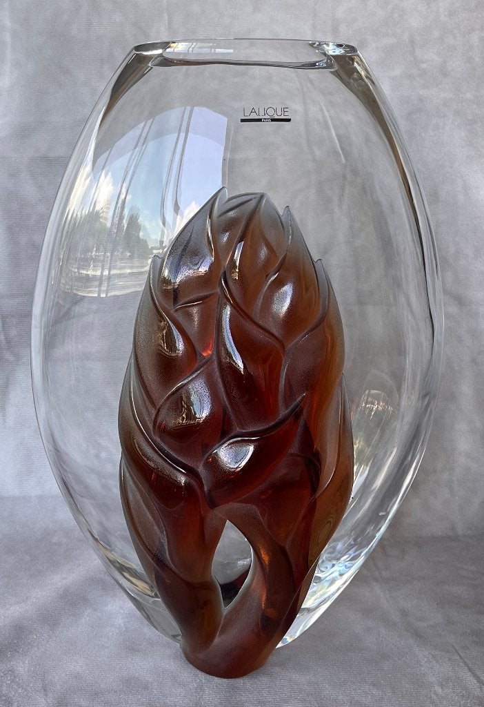 Lalique 'Martinique' vaas - Art Deco, Ophalen of Verzenden