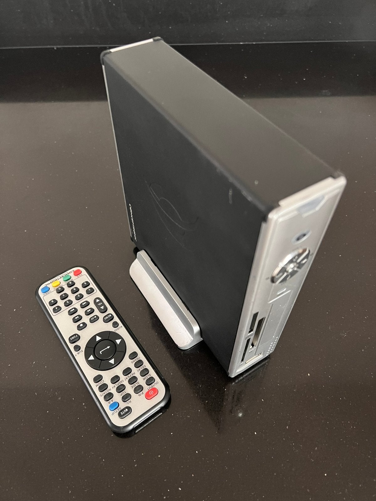 Conceptronic 3.5" Multimedia Player 500GB +afstandsbediening, Ophalen of Verzenden, Zo goed als nieuw, USB 2, 500 tot 1500 GB