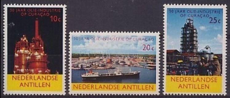 Nederlandse Antillen 1965 50jr Olie industrie Curacao pfris, Ophalen of Verzenden, Postfris