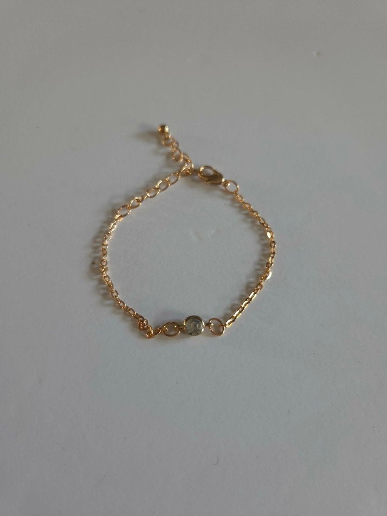Kinder Armband - Goudkleurig, Ophalen of Verzenden, Nieuw, Goud, Overige materialen