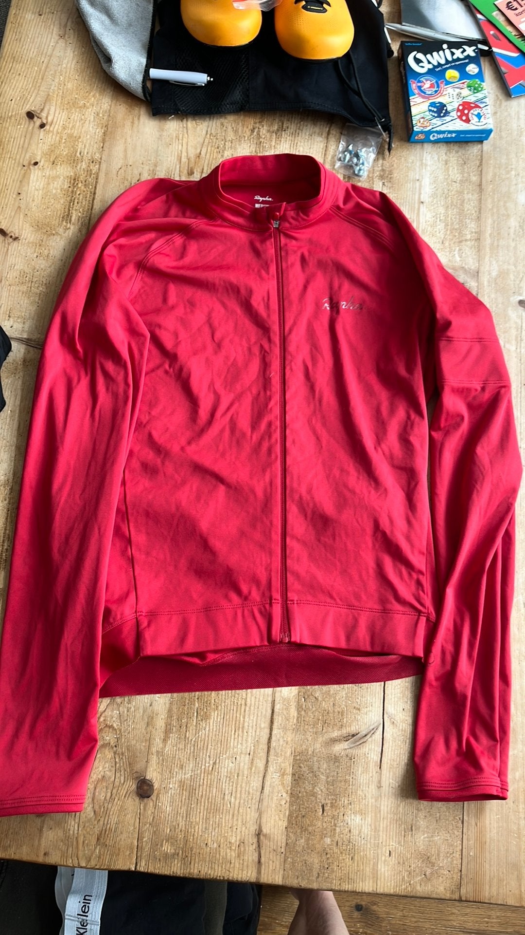Rapha wielerjas maat M rood, Fietsen en Brommers, Fietsaccessoires | Fietskleding, Ophalen of Verzenden, Zo goed als nieuw, Bovenkleding