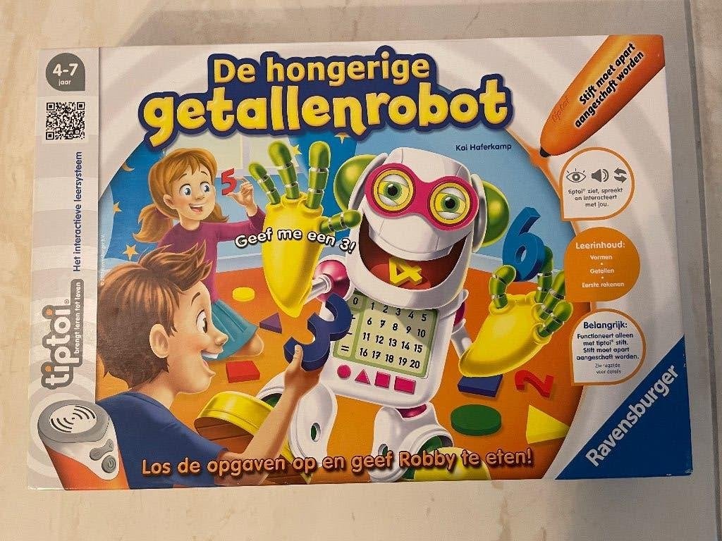 Tiptoi Ravensburger “De hongerige getallenrobot”., Kinderen en Baby's, Ophalen of Verzenden, Gebruikt, Rekenen