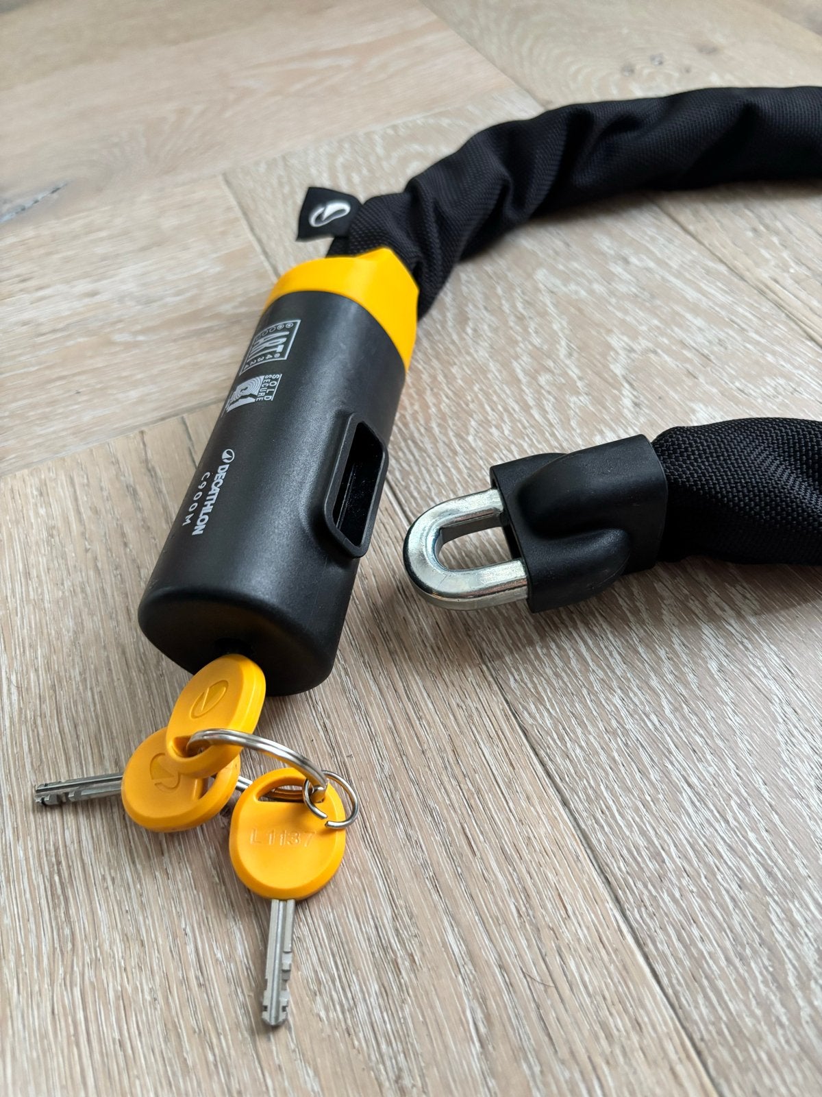 Decathlon C900M ART2 Kettingslot, Ophalen, Zo goed als nieuw, Kettingslot