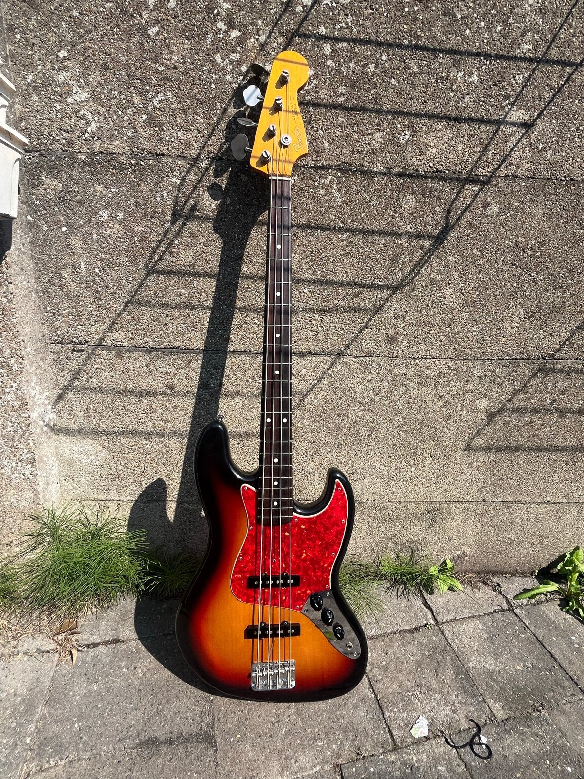 Fender Jazz Bass Japan JB62  2000-2002 3TS, Ophalen of Verzenden, Gebruikt, Elektrisch, 6-snarig