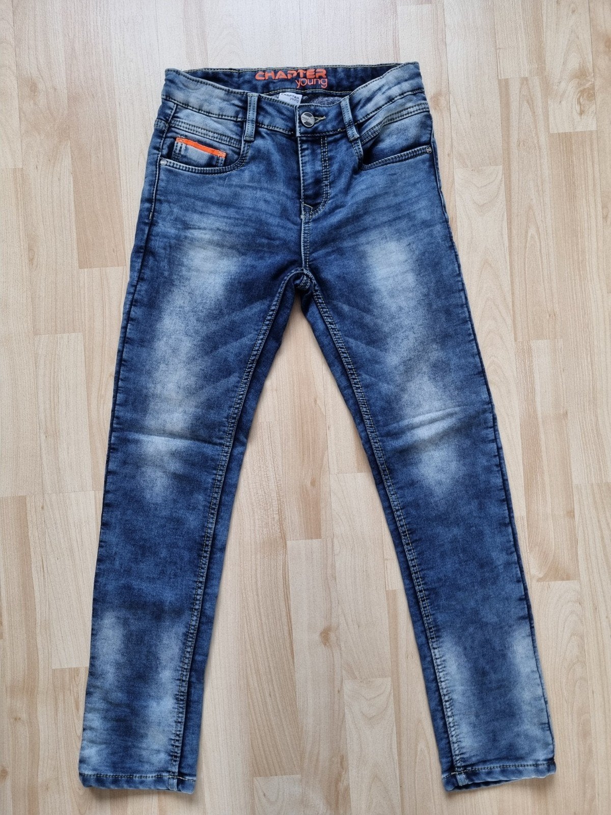 Winterspijkerbroek van Chapter Young - maat 158, Kinderen en Baby's, Broek, Gebruikt, Chapter Young, Ophalen of Verzenden