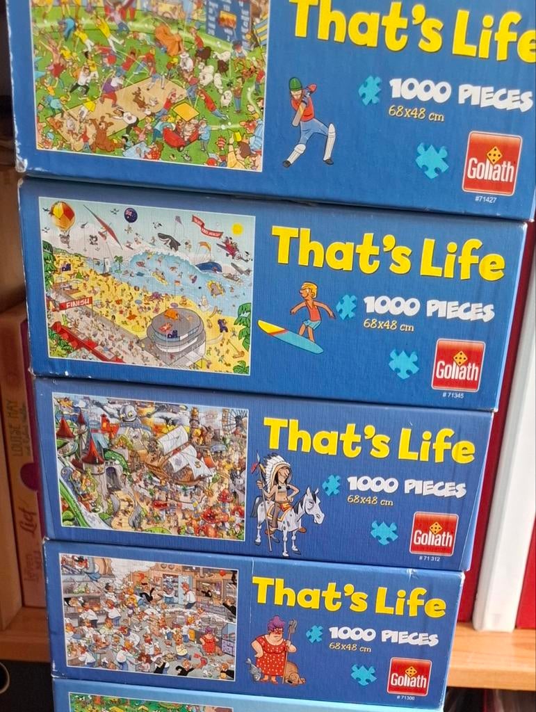Legpuzzels: Wasgij, That's Life, Disney en meer, Ophalen of Verzenden, 500 t/m 1500 stukjes, Zo goed als nieuw, Legpuzzel