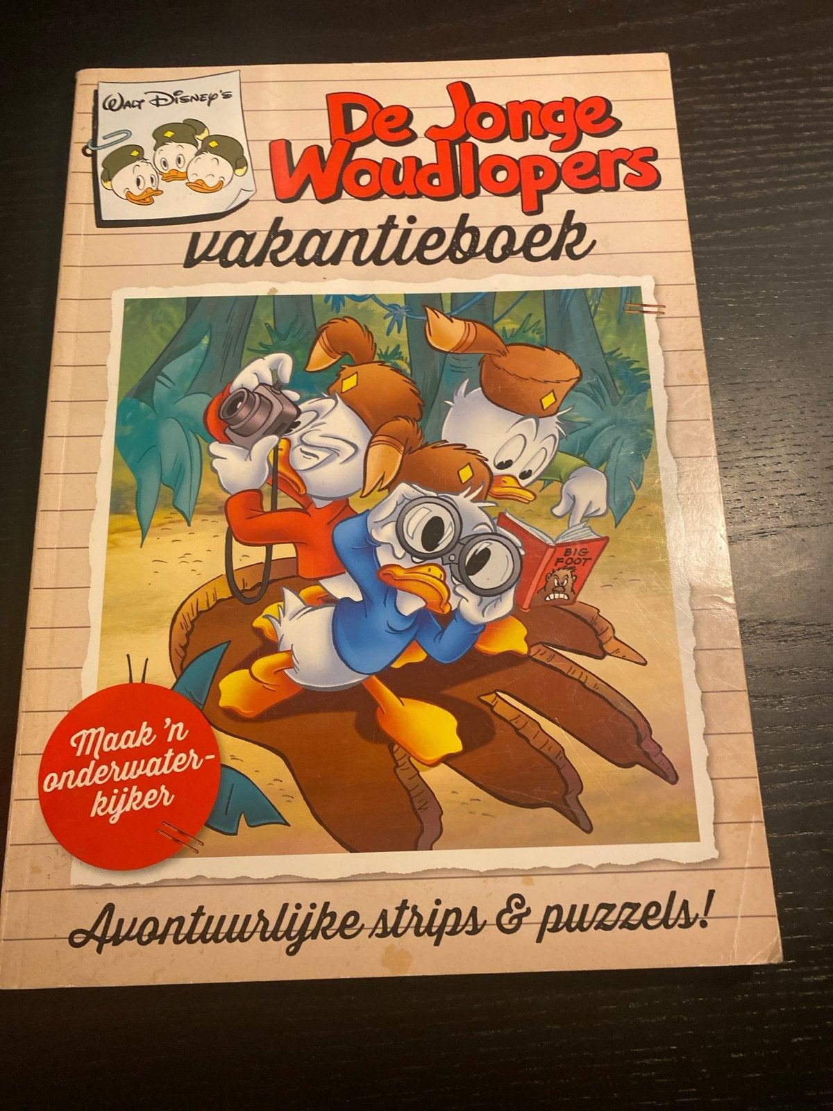 De Jonge Woudlopers Vakantieboek - Avontuurlijke strips, Boeken, Eén stripboek, Ophalen of Verzenden, Gelezen