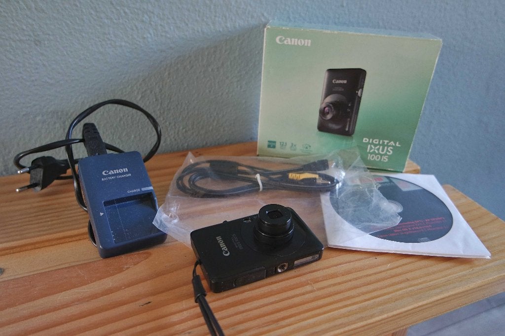 Canon IXUS 100 IS Zwart, Canon, 12 megapixels, Beeldstabilisatie, Ophalen of Verzenden