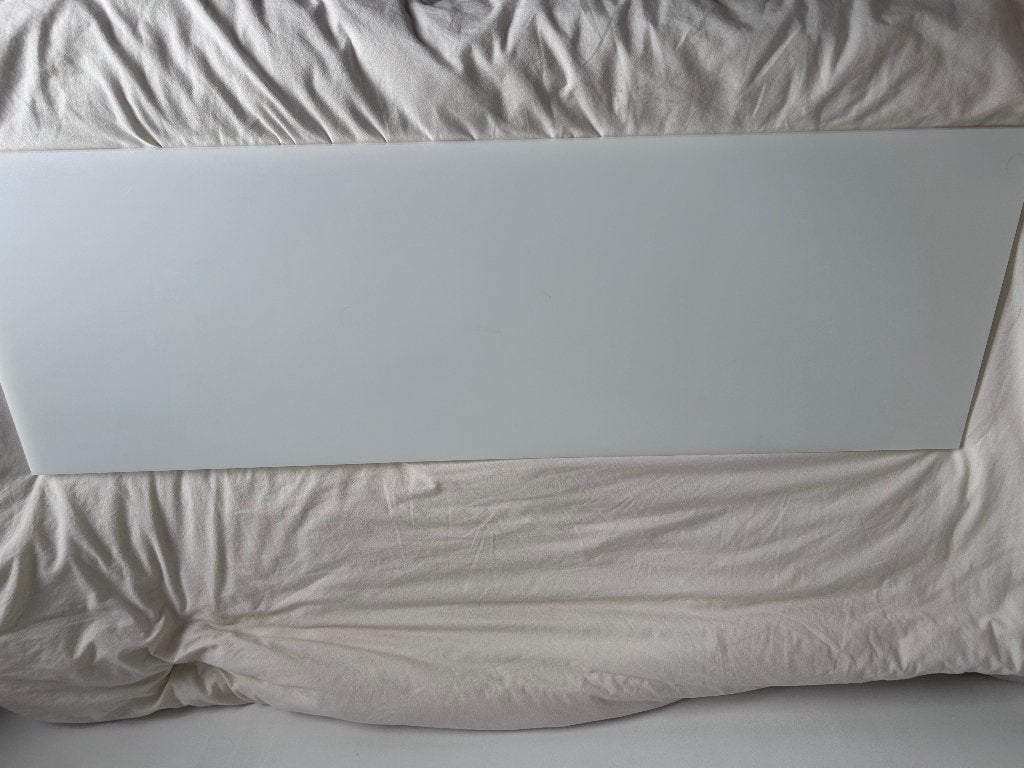 Lange sushi snijplank HMPE - 120x40x2cm, Ophalen, Gebruikt, Wit