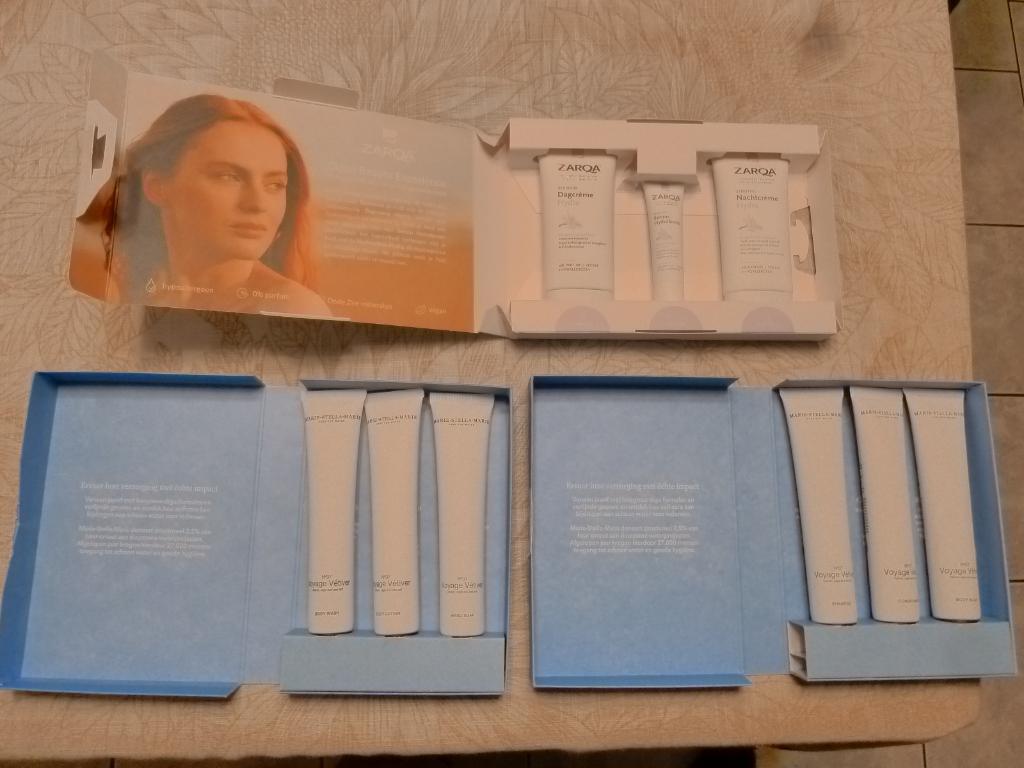 1x Zarqa clean beauty experience & 2x Marie Stella Maris, Sieraden, Tassen en Uiterlijk, Ophalen of Verzenden, Nieuw, Bad & Douche