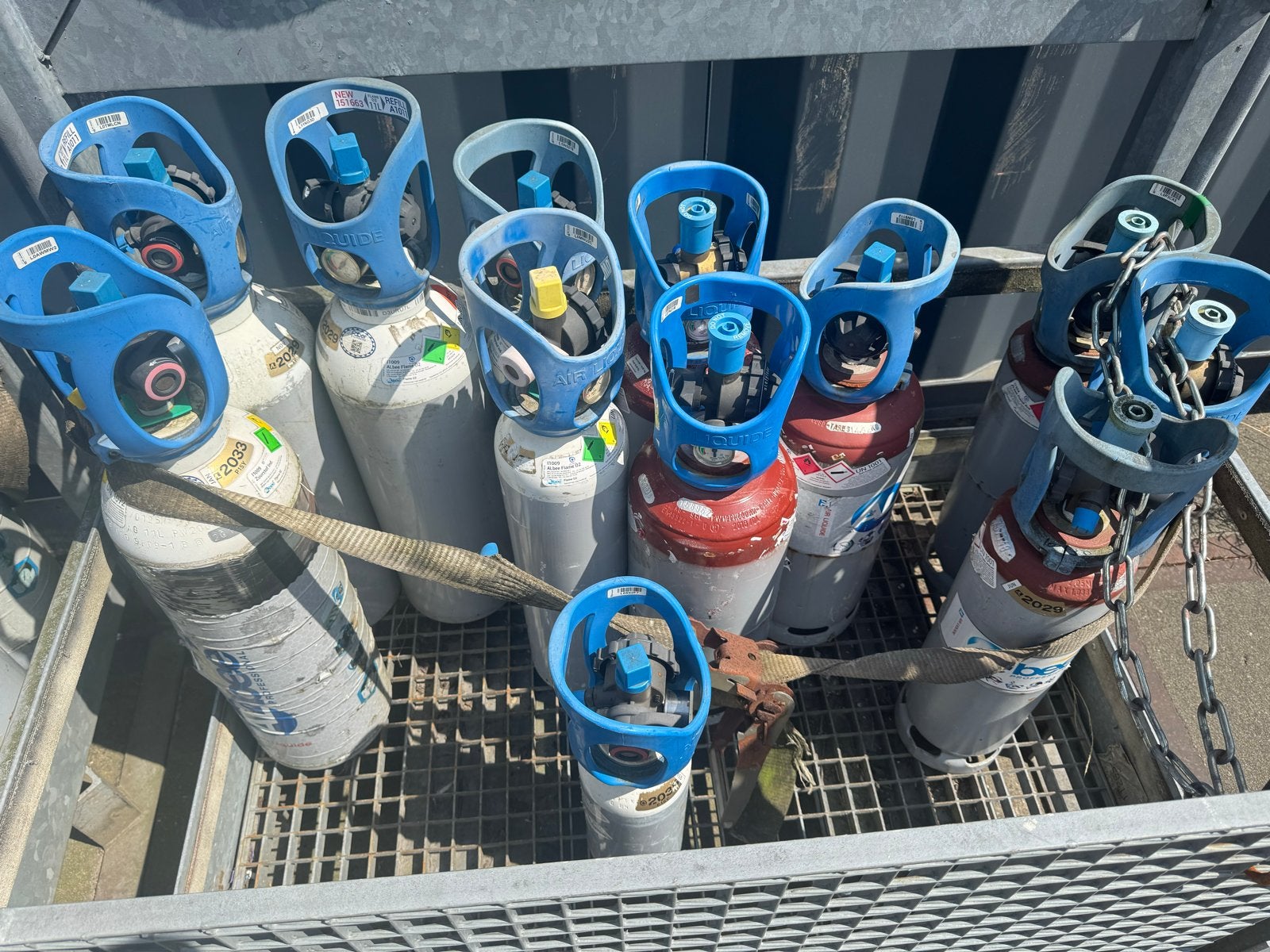 Albee gasflessen (Zuurstof, Acetyleen, Argon, Stikstof), Doe-het-zelf en Verbouw, Ophalen, Nieuw, 250 ampère of meer, Overige typen