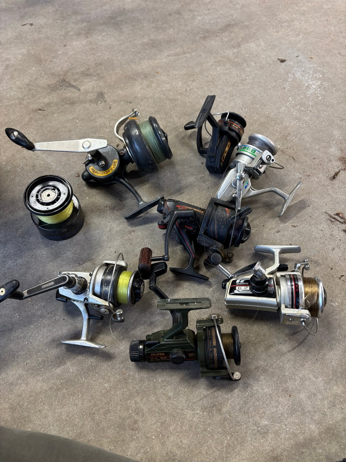 Diverse vismolens - Shimano, Silstar, Shakespeare, Ophalen, Gebruikt, Molen