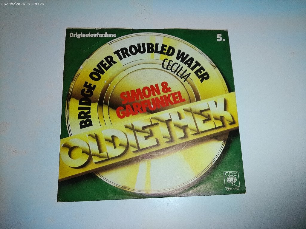 Simon & Garfunkel - Bridge over troubled water ( OLDIE ), 7 inch, Ophalen of Verzenden, Zo goed als nieuw, Pop