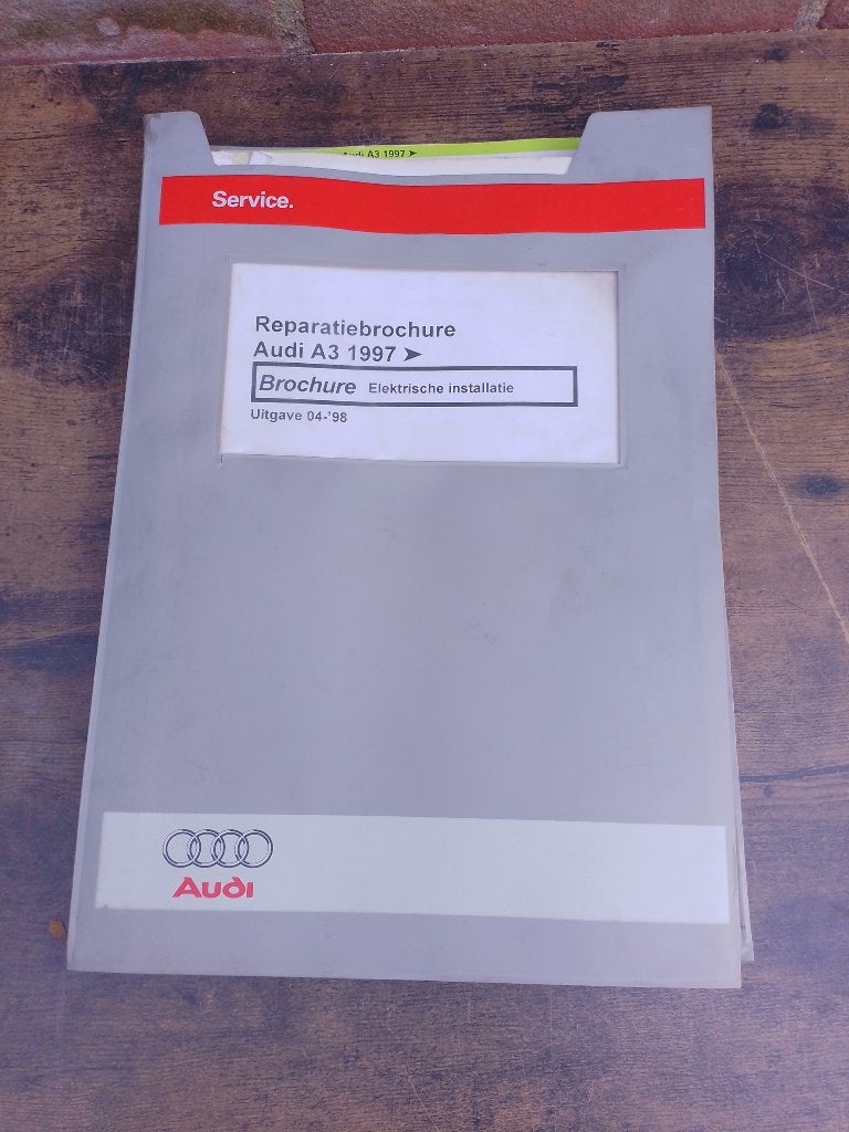 Audi A3  96-02 dealer werkplaatsboek Elektrische installatie, Ophalen of Verzenden, Gelezen, Audi