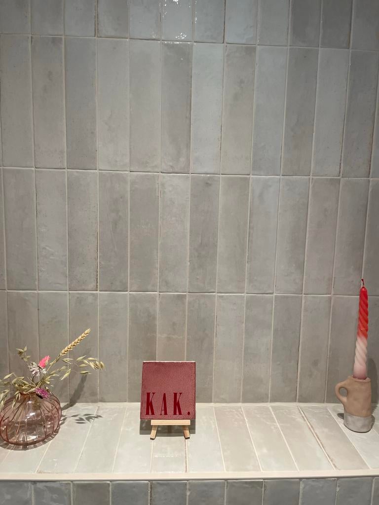 Nieuwe Marazzi tegels 6x24 cm, 2,25 m² restant, Ophalen, Minder dan 20 cm, Zo goed als nieuw, 20 tot 40 cm