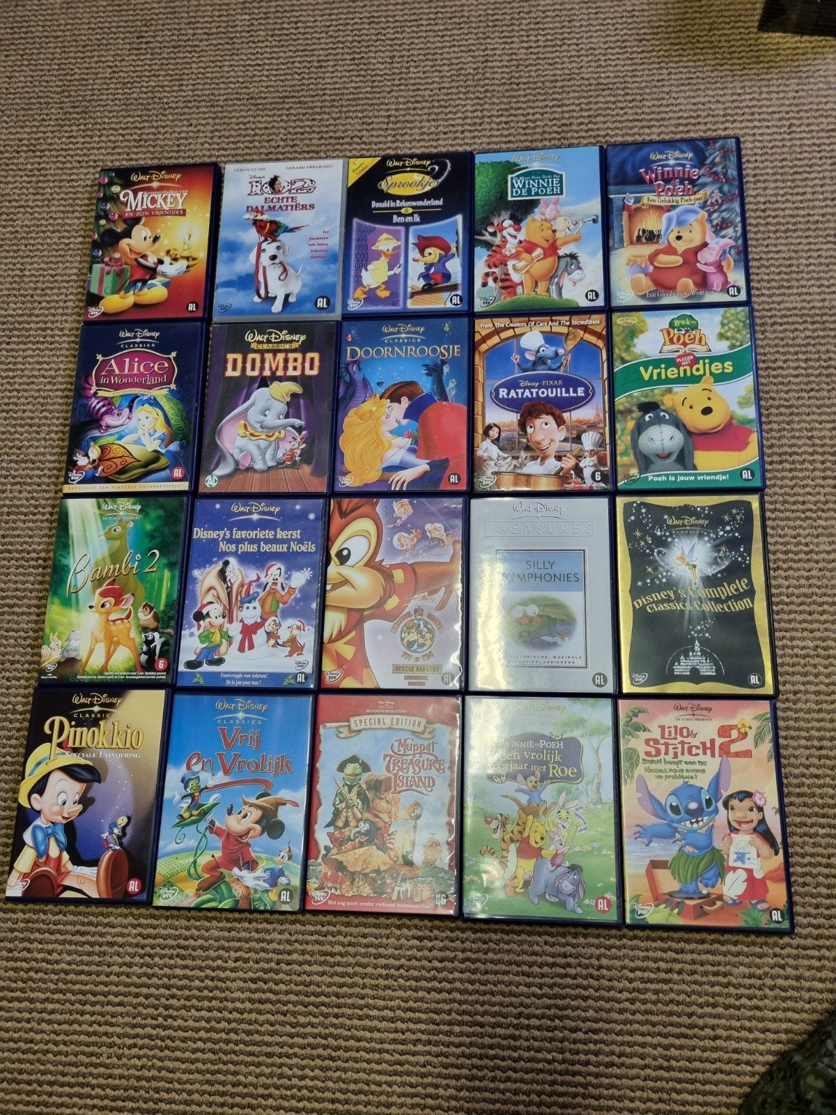 Disney dvd's originele €0,50 per dvd, Alle leeftijden, Ophalen of Verzenden, Zo goed als nieuw