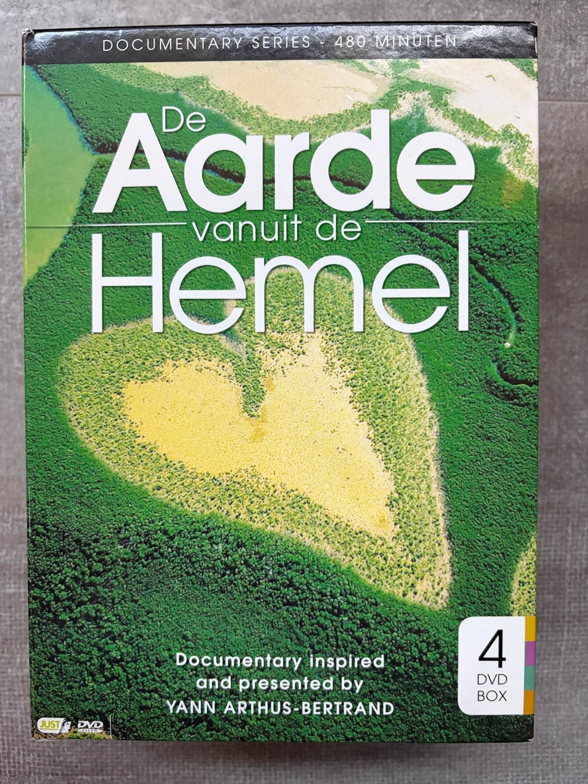 De Aarde vanuit de Hemel - Documentaire Boxset (4 DVD's), Alle leeftijden, Ophalen of Verzenden, Zo goed als nieuw, Natuur