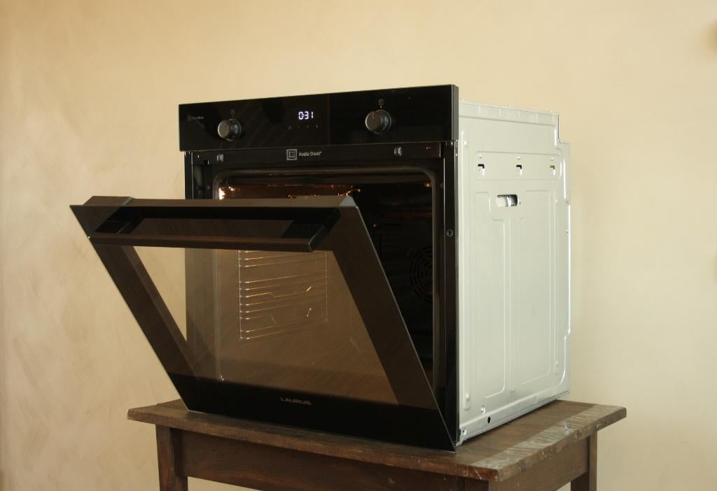 Oven Laurus LEB10BK (inbouw), Ophalen, Zwart, 50 tot 100 cm, Zo goed als nieuw