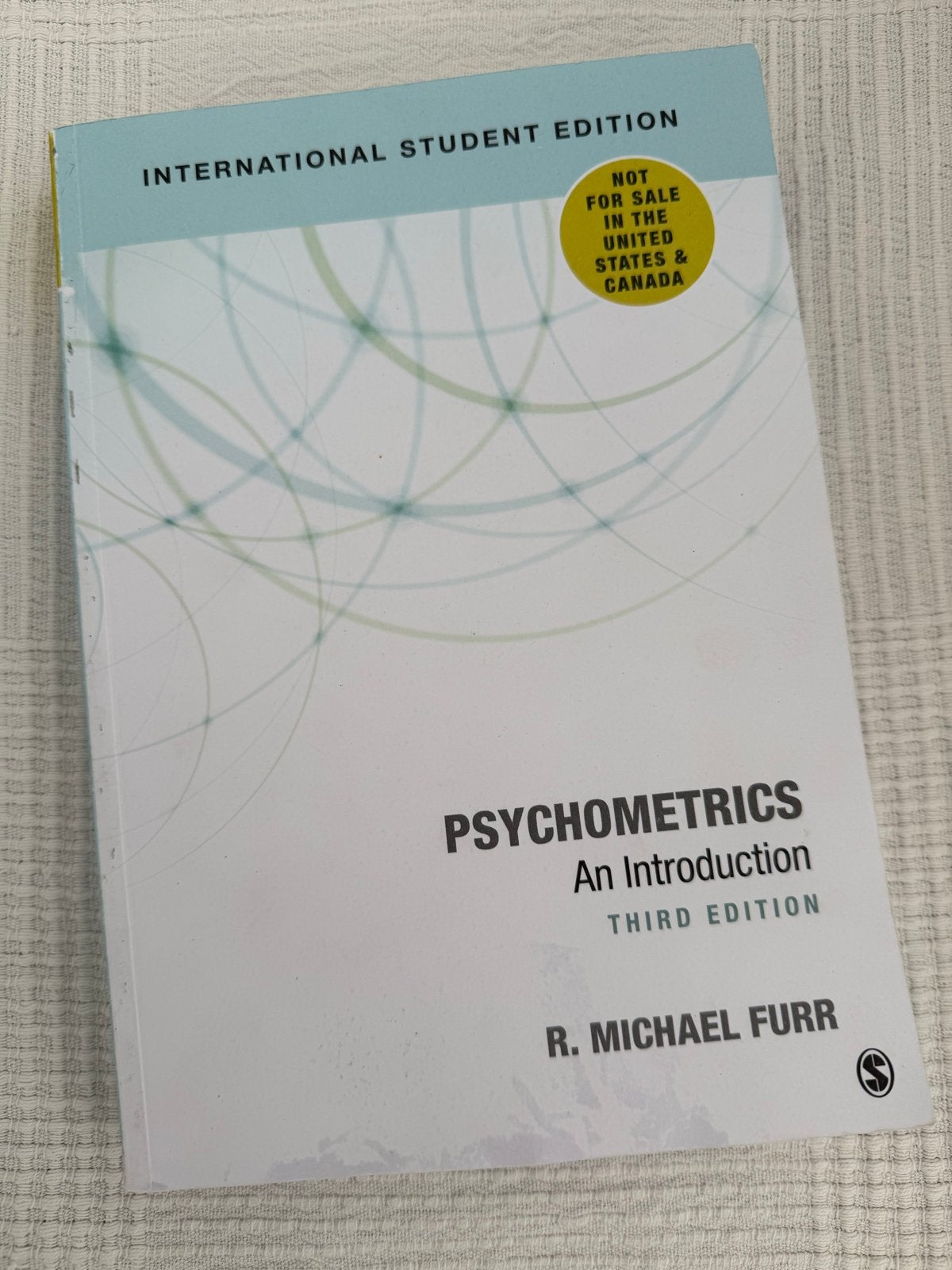 Psychometrics: An Introduction - R. Michael Furr (3e), Boeken, Ophalen of Verzenden, Beta, Zo goed als nieuw, WO