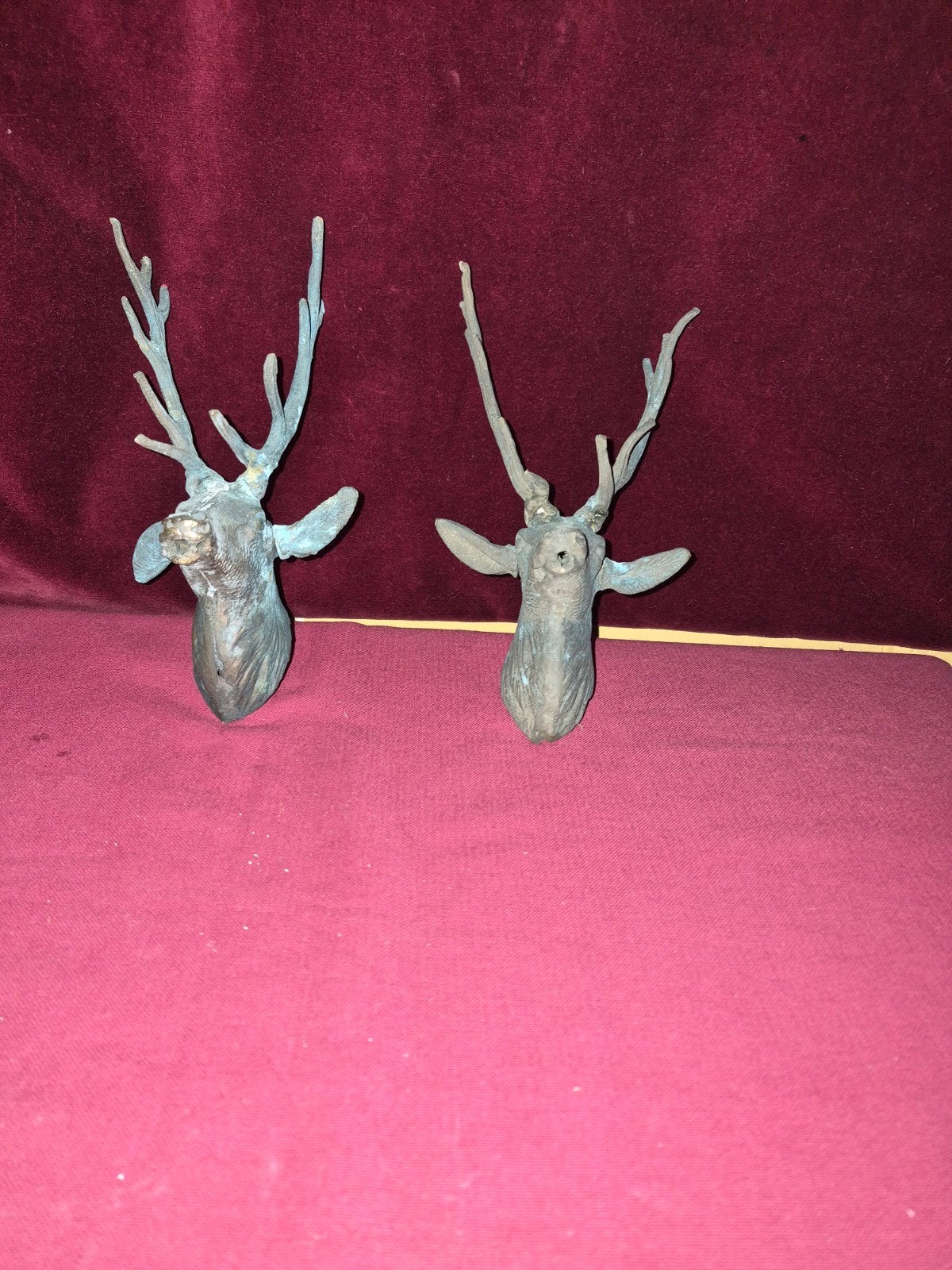 hertenkopjes bronzen hertenkopjes decoratie, Ophalen of Verzenden